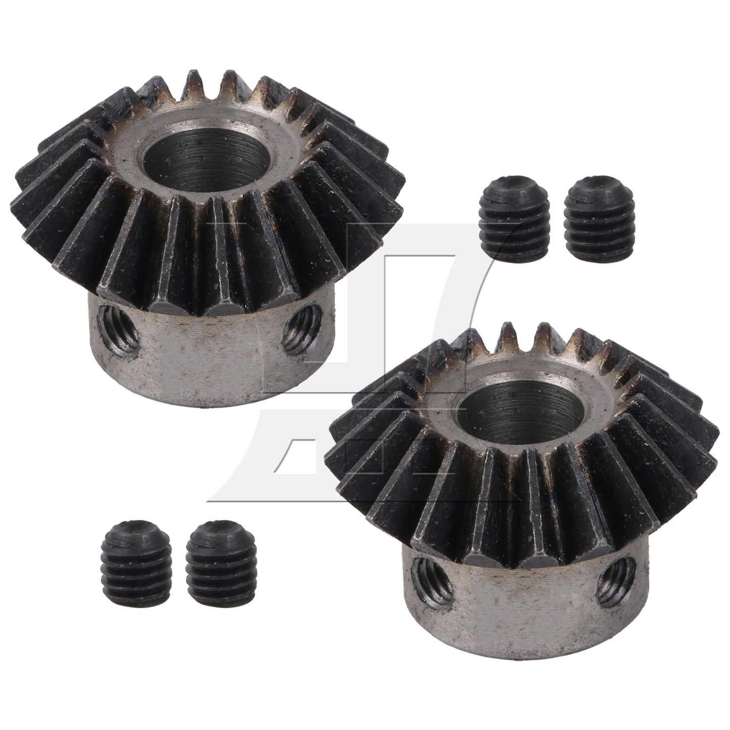 BQLZR  20T Steel 1.5 Mod Top Screws Tapered Bevel Gear Wheel 10 mm Bore