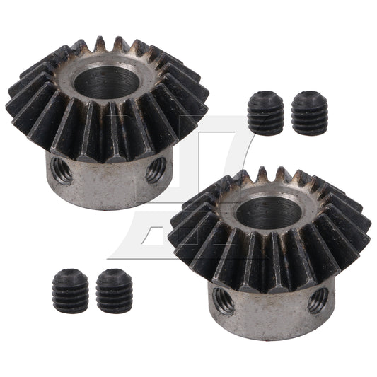 BQLZR  20T Steel 1.5 Mod Top Screws Tapered Bevel Gear Wheel 10 mm Bore