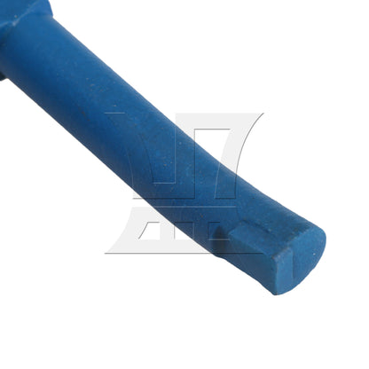 BQLZR 9 Pieces Iron Lathe Brazed Carbide Turning Tool Bit 10x10 mm Square Shank Blue