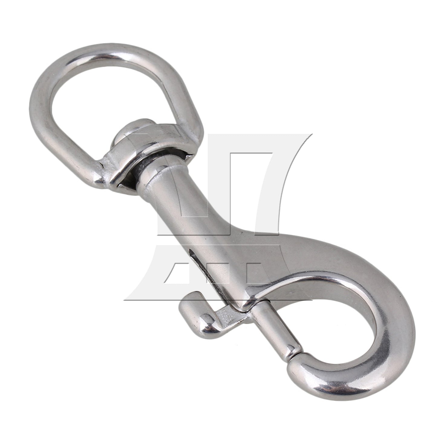 BQLZR 304 Stainless Steel Swivel-Eye Bolt Snap Hook Round Swivel Hook for Industrial