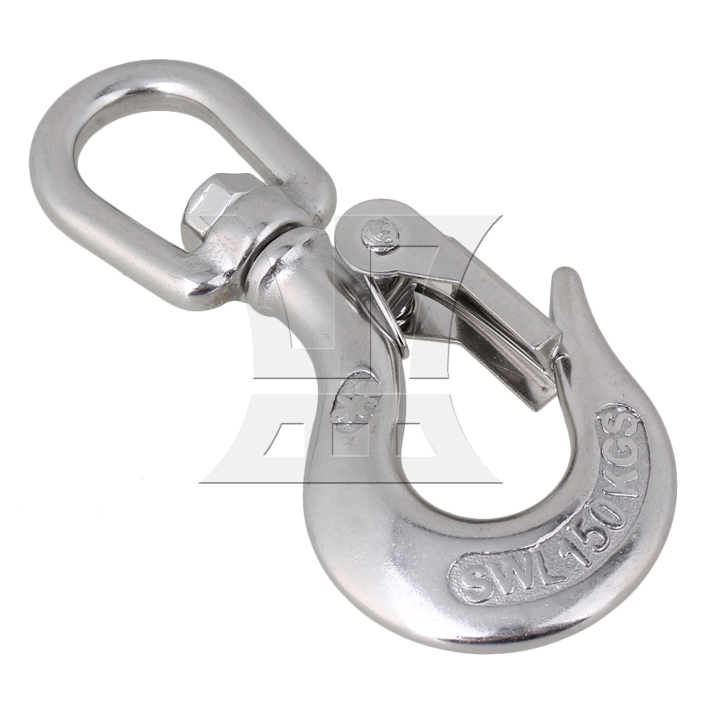 BQLZR American Type Swivel Eye Lifting Hook Rigging Accessory Load Bearing 150KG