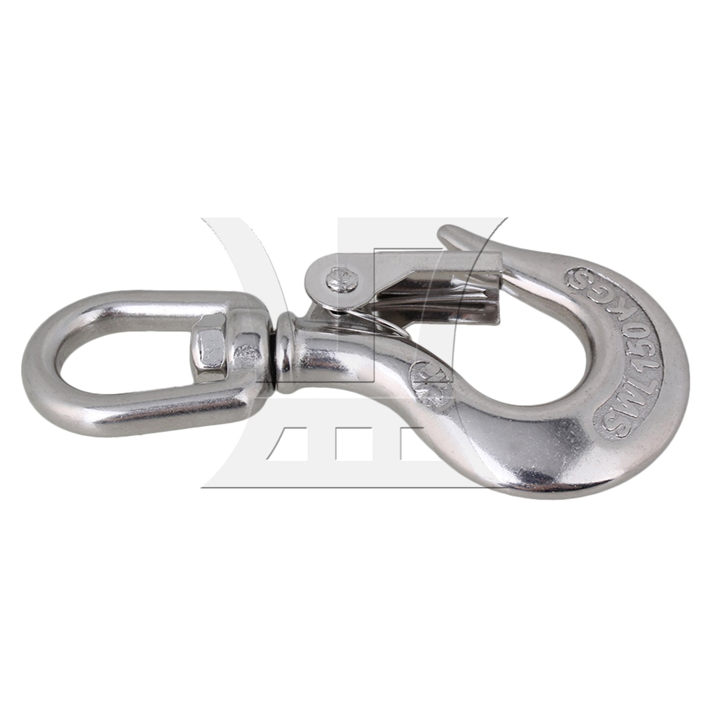 BQLZR American Type Swivel Eye Lifting Hook Rigging Accessory Load Bearing 150KG