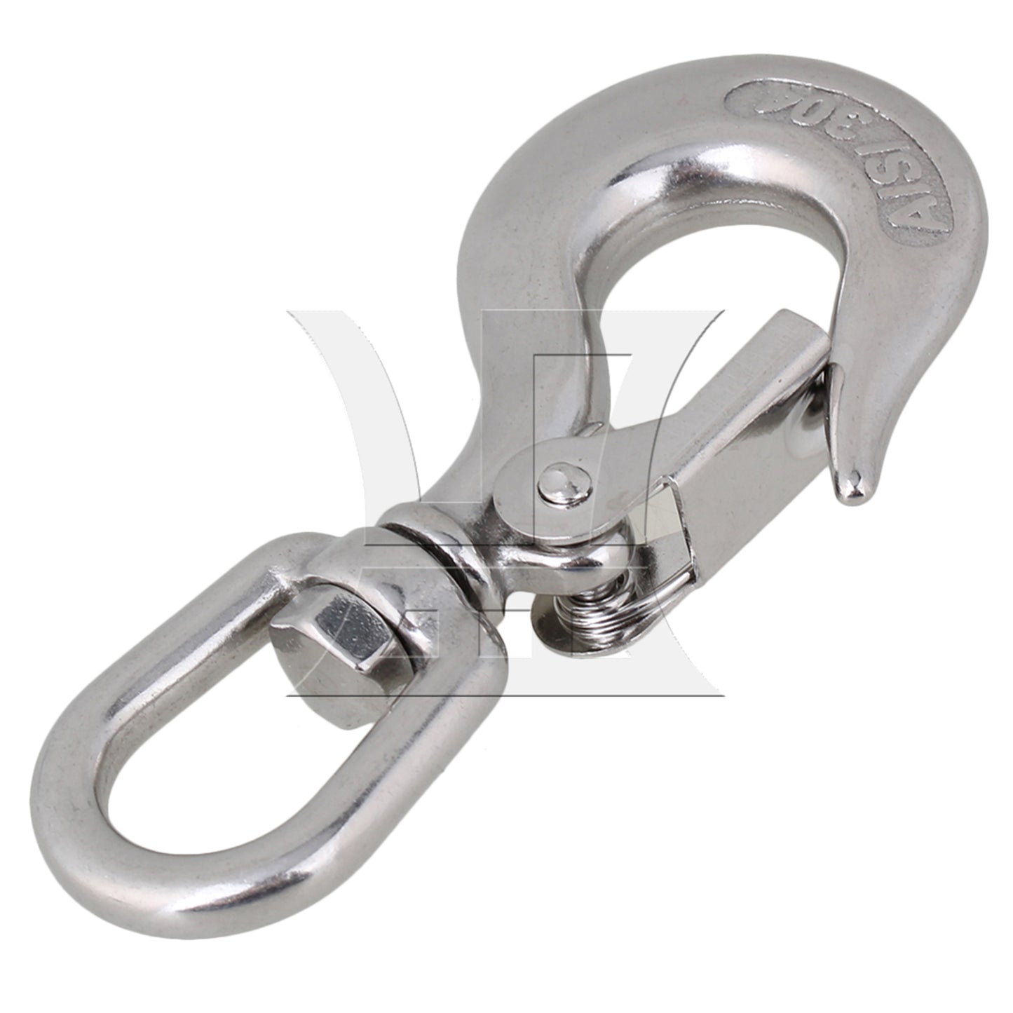 BQLZR American Type Swivel Eye Lifting Hook Rigging Accessory Load Bearing 150KG