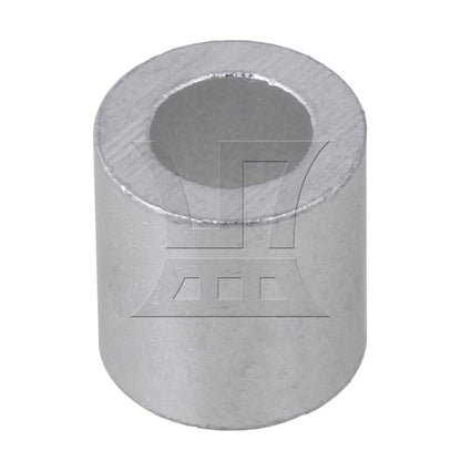 BQLZR Round Holes M4 Aluninum Crimping Loop Sleeve for 4mm Wire Rope Pack of 50