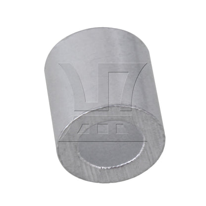 BQLZR Round Holes M4 Aluninum Crimping Loop Sleeve for 4mm Wire Rope Pack of 50