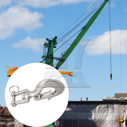 BQLZR Safe Working Load 350KG American Type Swivel Eye Clevis Lifting Hook