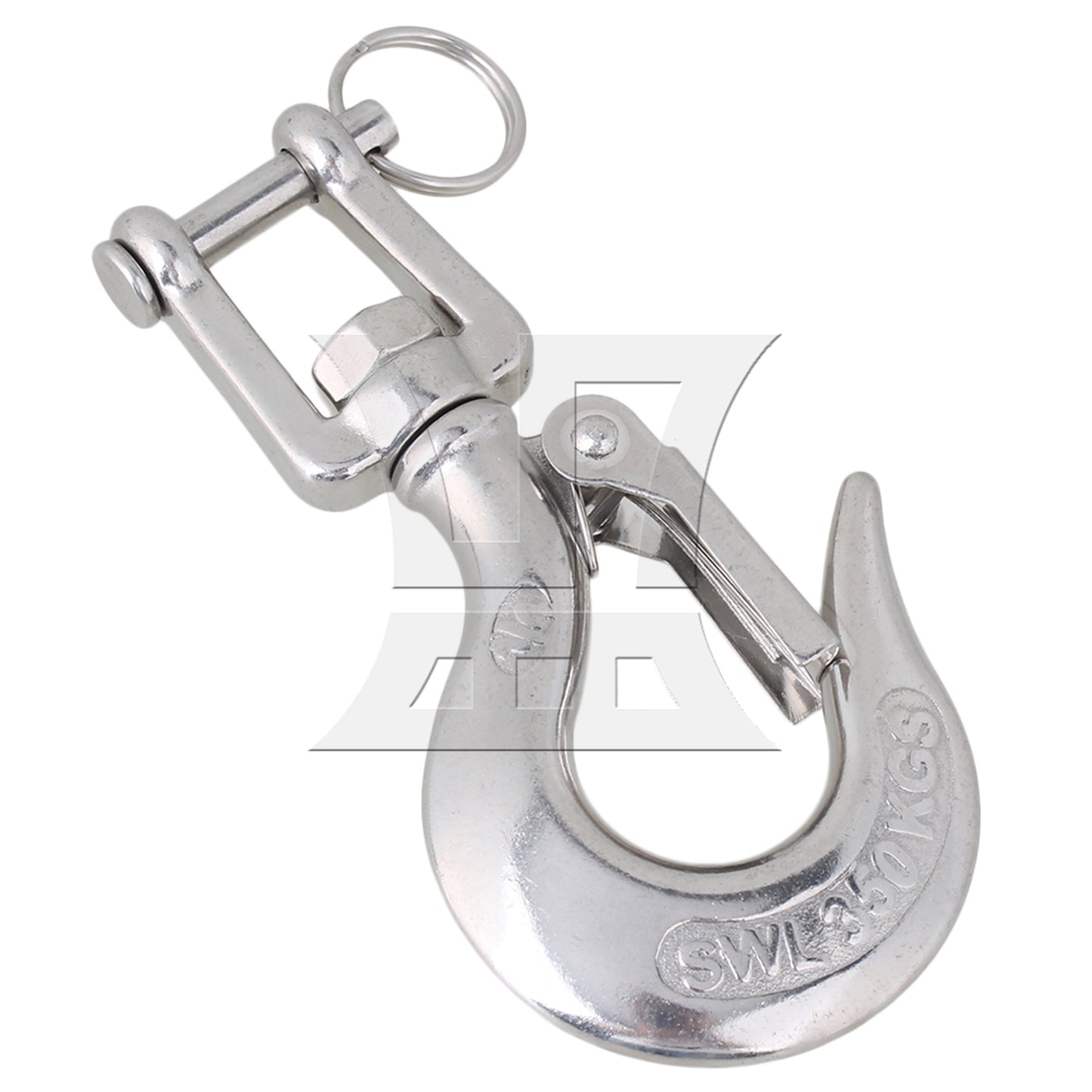 BQLZR Safe Working Load 350KG American Type Swivel Eye Clevis Lifting Hook