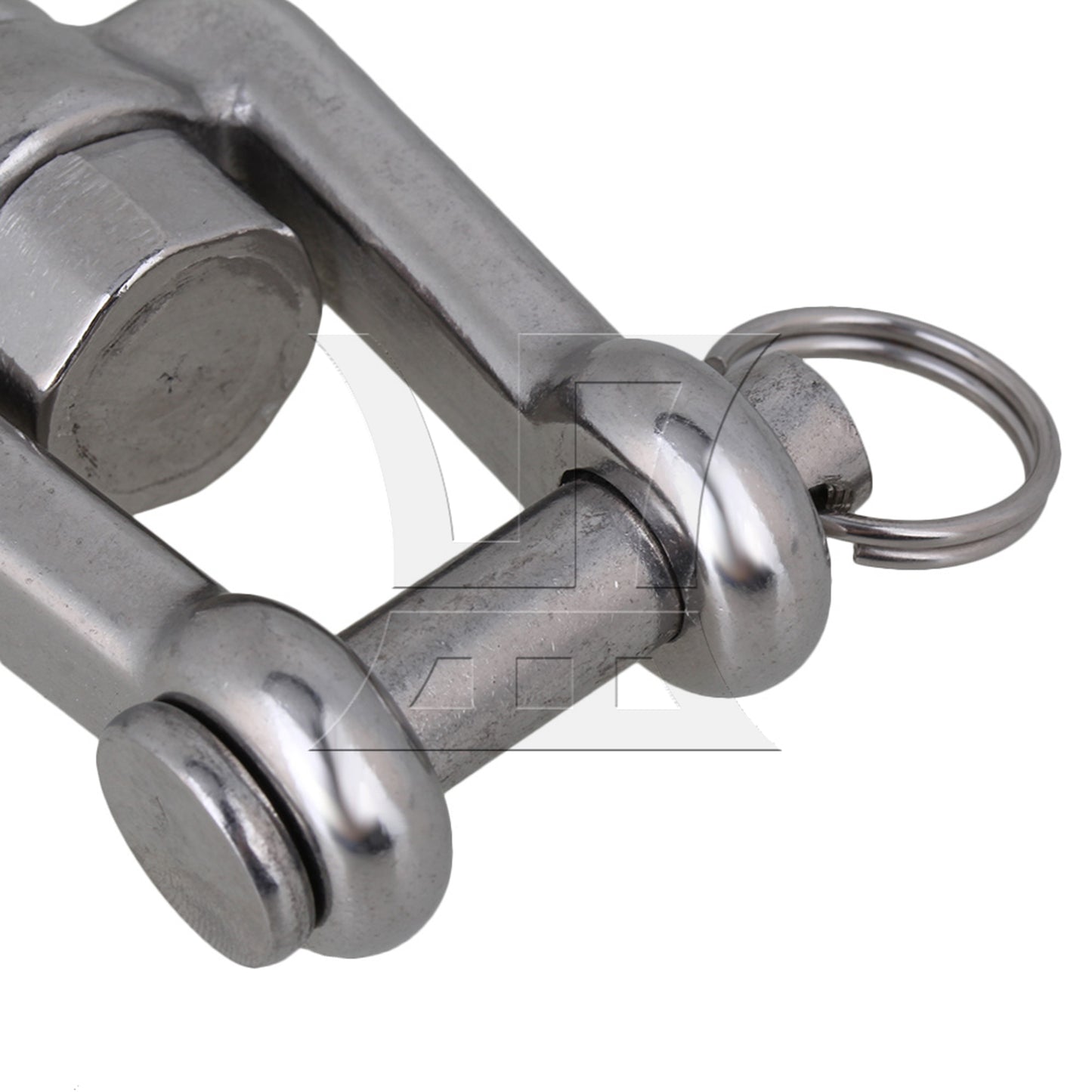 BQLZR 1000KG American Type Swivel Lifting Silver Tone Clevis Hook Rigging Accessory