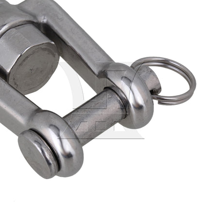 BQLZR 1000KG American Type Swivel Lifting Silver Tone Clevis Hook Rigging Accessory