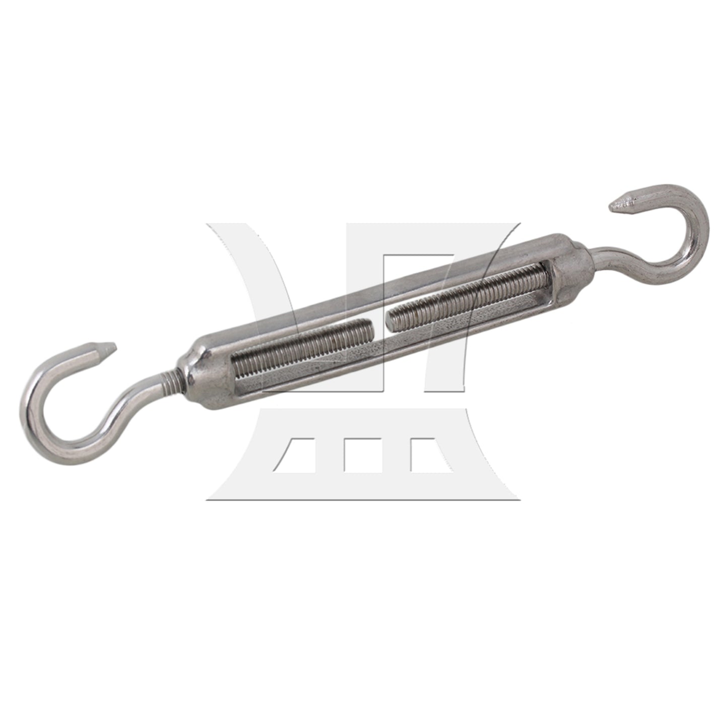 BQLZR 5pcs Hook to Hook Adjustable European Style 304 Stainless Steel M5 Turnbuckle