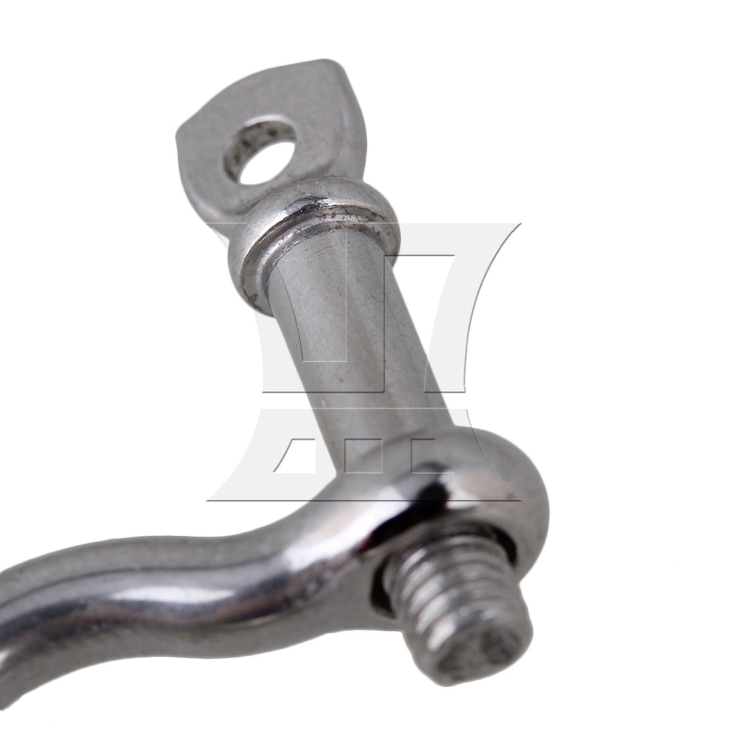 BQLZR 5pcs M4 304 Stainless Steel Screw Pin Anchor Shackle Bow Rigging European Style
