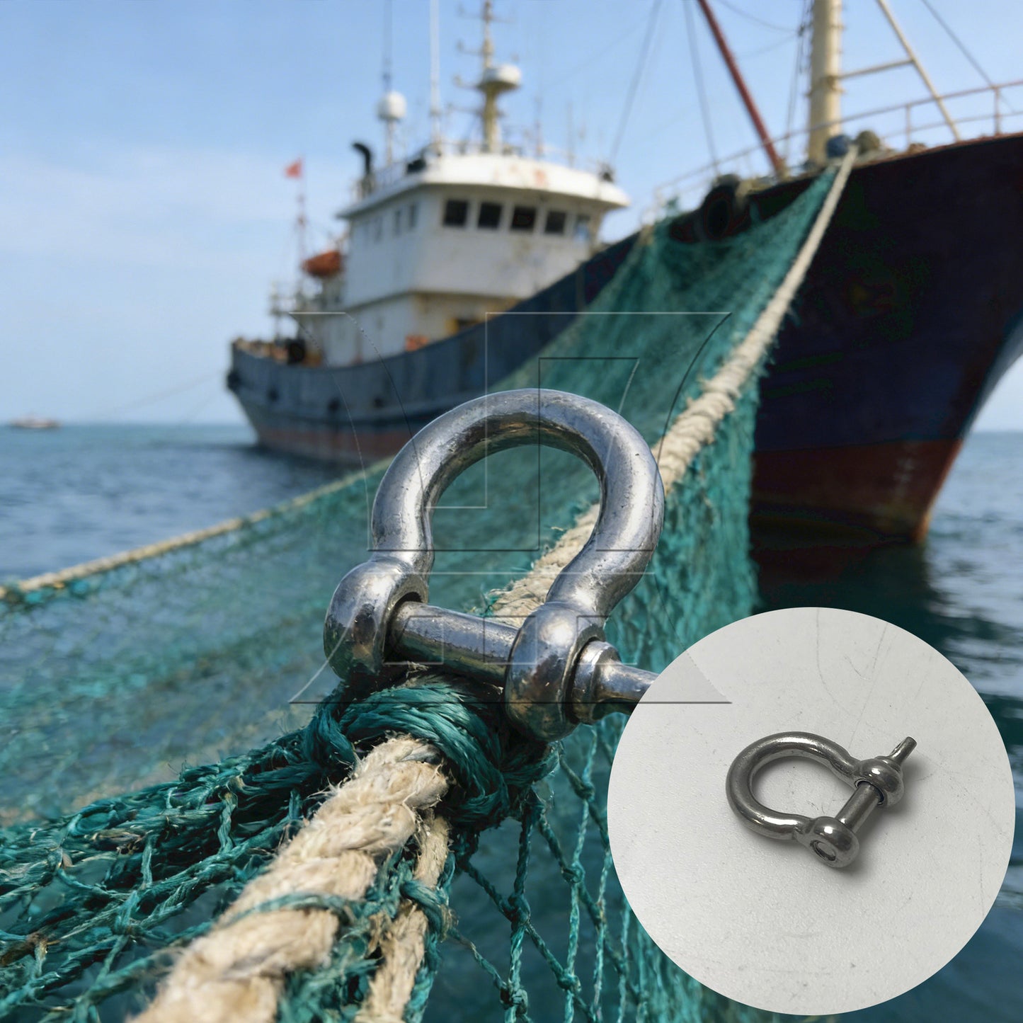 BQLZR 5pcs M4 304 Stainless Steel Screw Pin Anchor Shackle Bow Rigging European Style