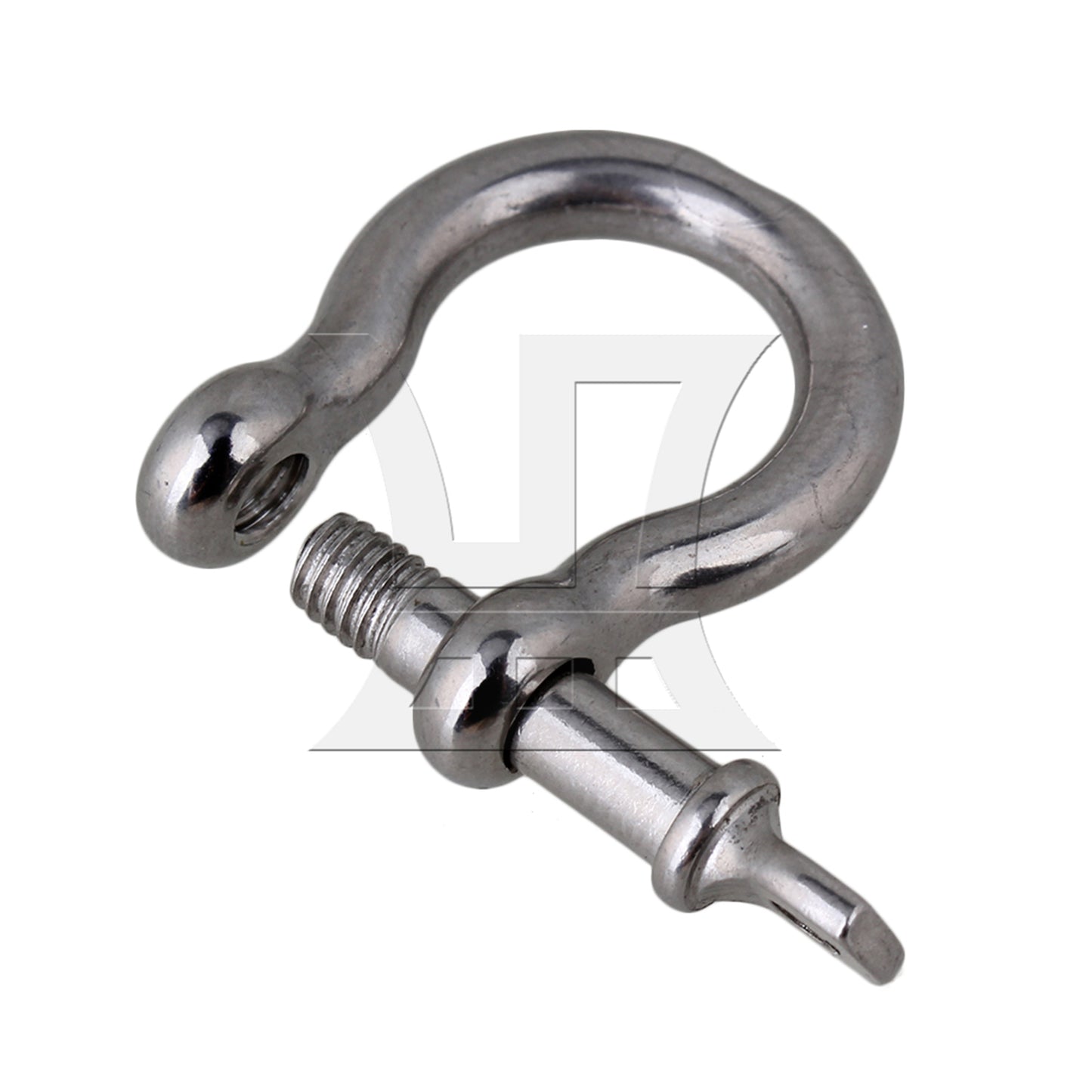 BQLZR 5pcs M4 304 Stainless Steel Screw Pin Anchor Shackle Bow Rigging European Style