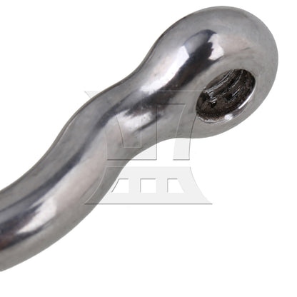 BQLZR  M5 304 Stainless Steel Screw Pin Anchor Shackle Bow Rigging European Style