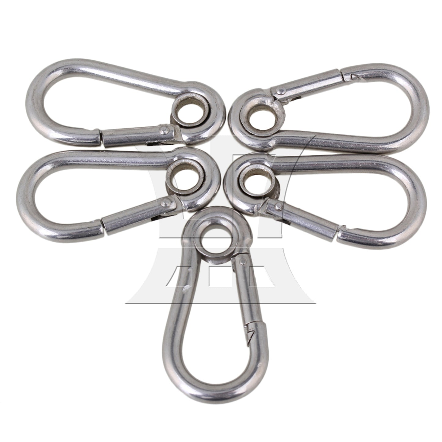BQLZR 5x High Load Bearing 50mm Eyelet M5 304 Stainless Steel Secure Lock
