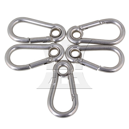 BQLZR 5x High Load Bearing 50mm Eyelet M5 304 Stainless Steel Secure Lock
