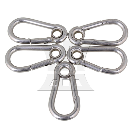 BQLZR 5x High Load Bearing 50mm Eyelet M5 304 Stainless Steel Secure Lock