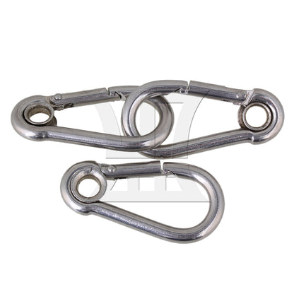 BQLZR 5x High Load Bearing 50mm Eyelet M5 304 Stainless Steel Secure Lock