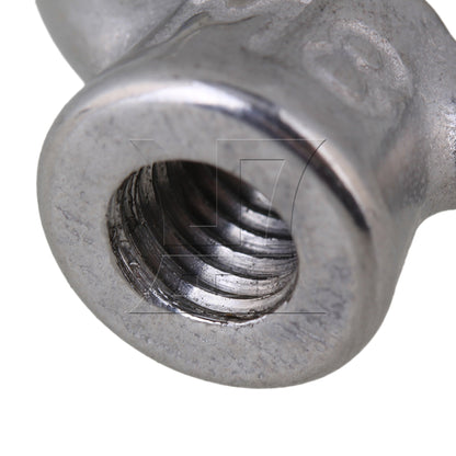 BQLZR Japanese Style 304 Stainless Steel M8 Ring Shape Metric Threaded Eyed Nuts