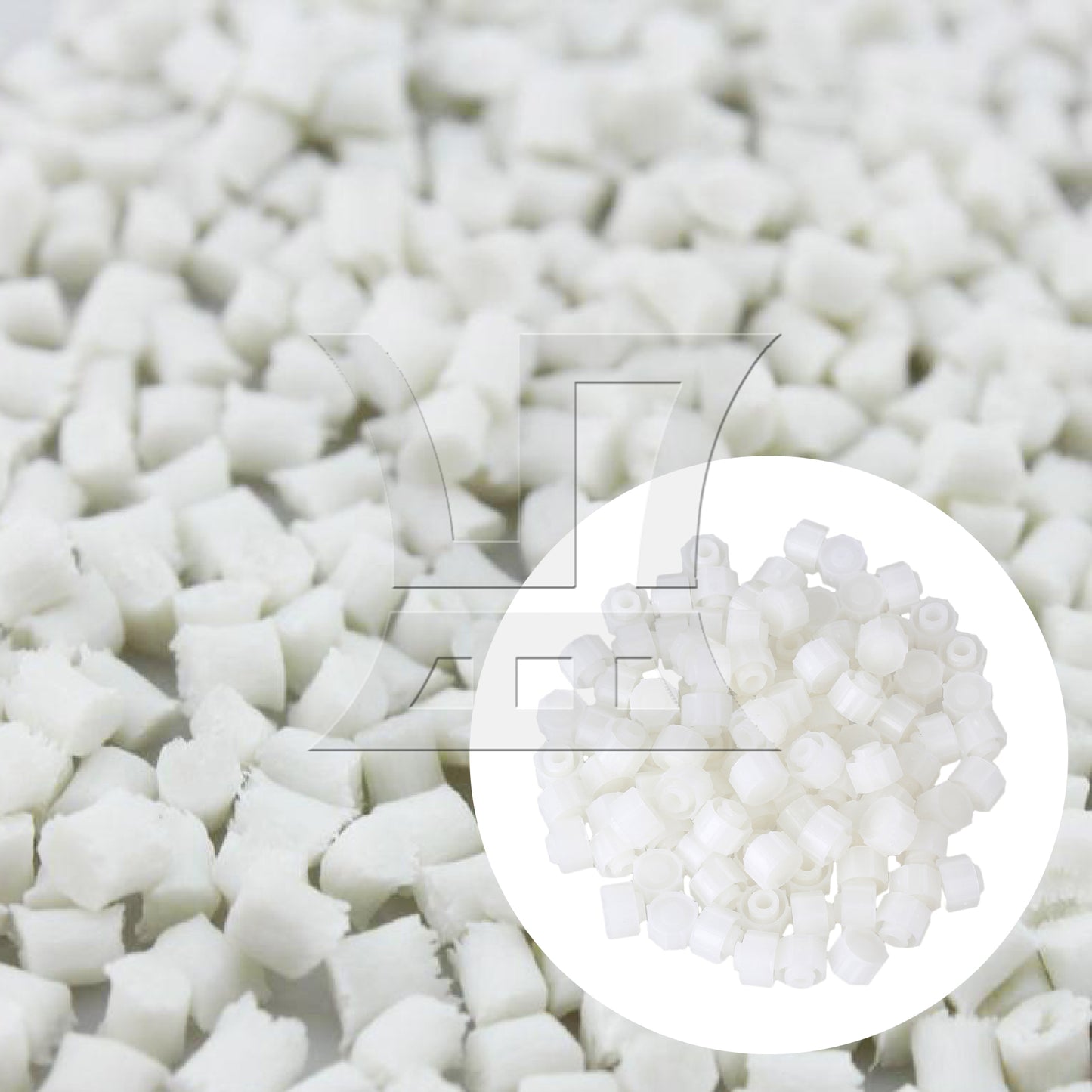 BQLZR 100pcs White Round Airtight Dispensing Industrial Syringe Caps Screw Type