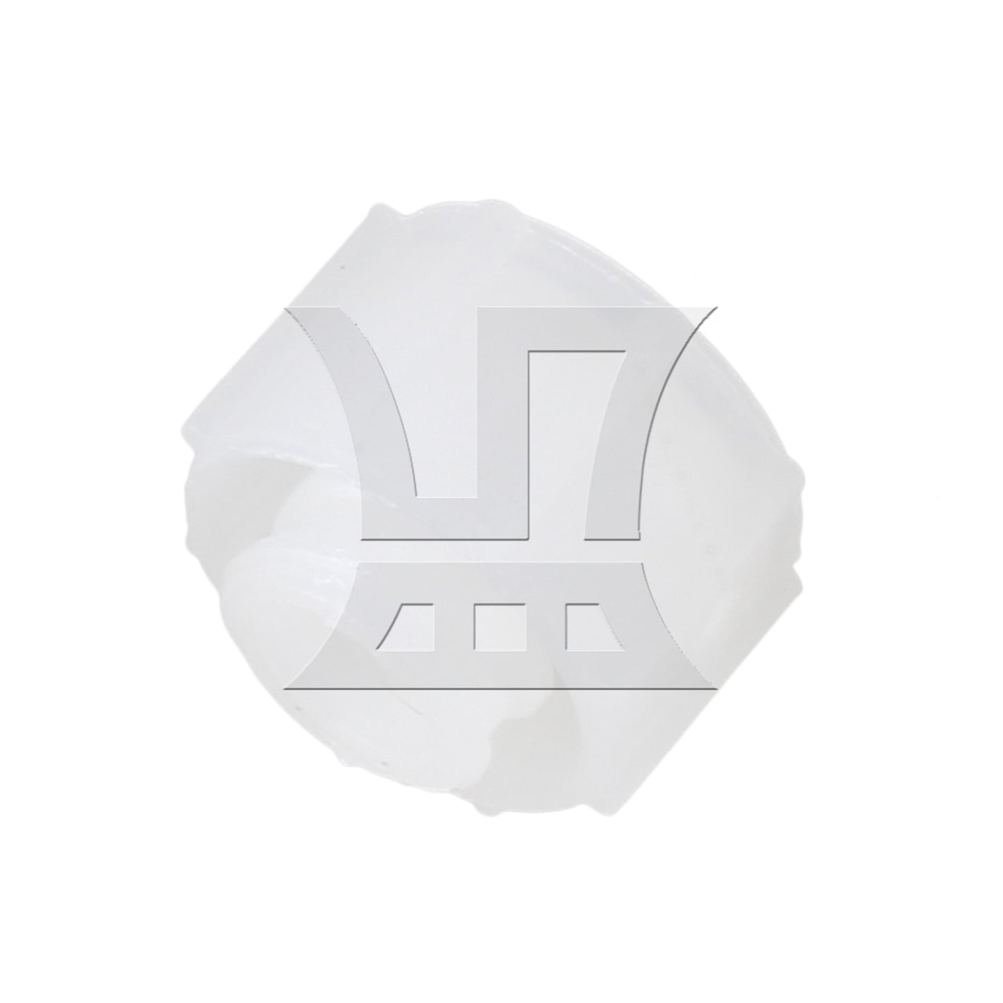 BQLZR 100pcs White Round Airtight Dispensing Industrial Syringe Caps Screw Type