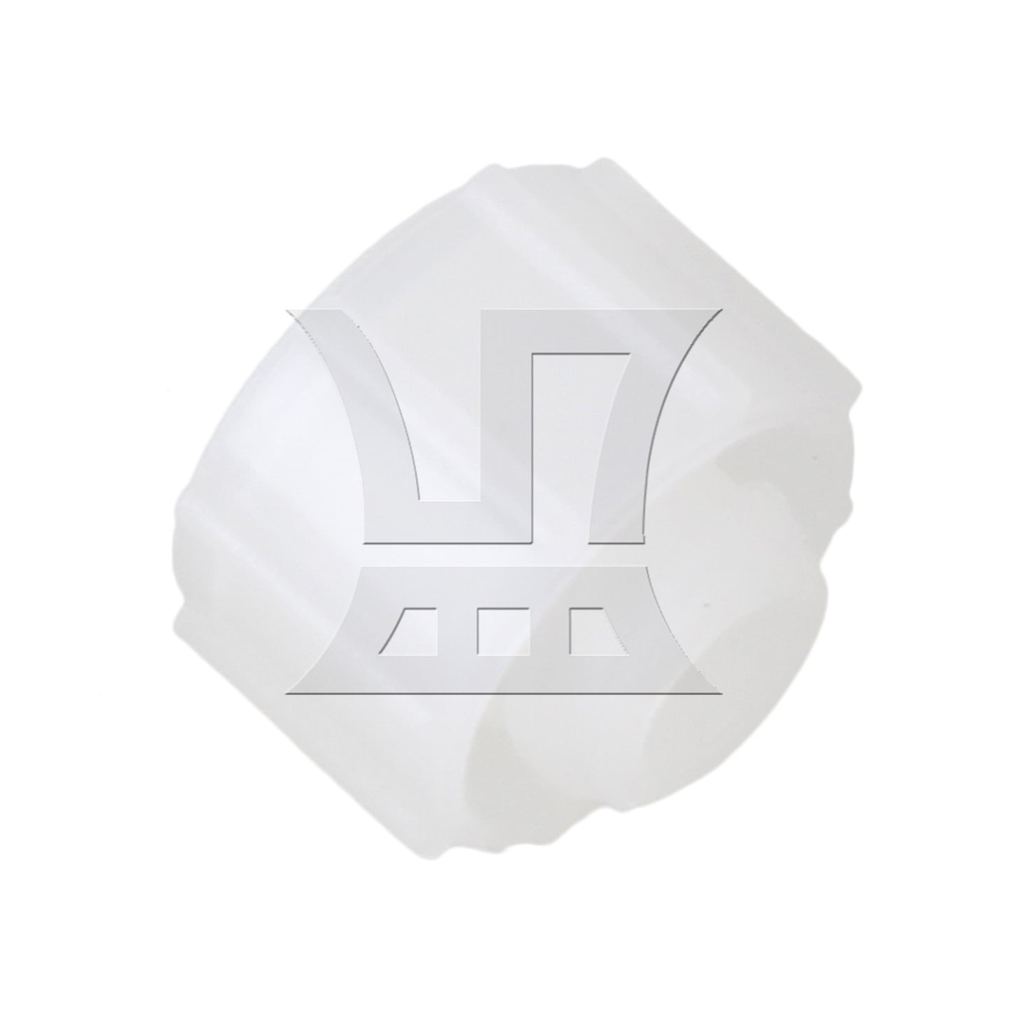 BQLZR 100pcs White Round Airtight Dispensing Industrial Syringe Caps Screw Type
