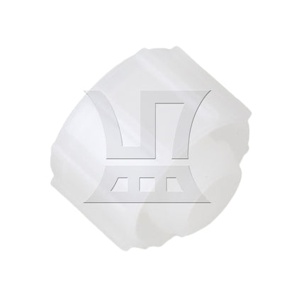 BQLZR 100pcs White Round Airtight Dispensing Industrial Syringe Caps Screw Type