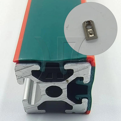 BQLZR Half Round Roll T Spring Nut M5 for 20 Series European Aluminum Slot BQLZR