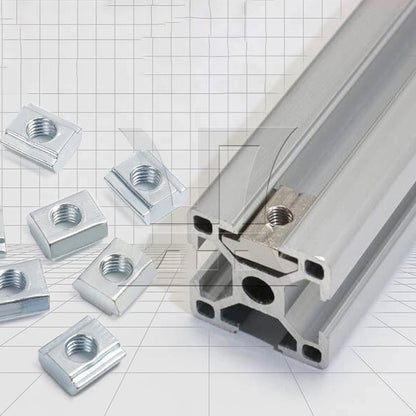 BQLZR T Sliding Nut Drop In M6 for 20 Series European Aluminum Slot BQLZR