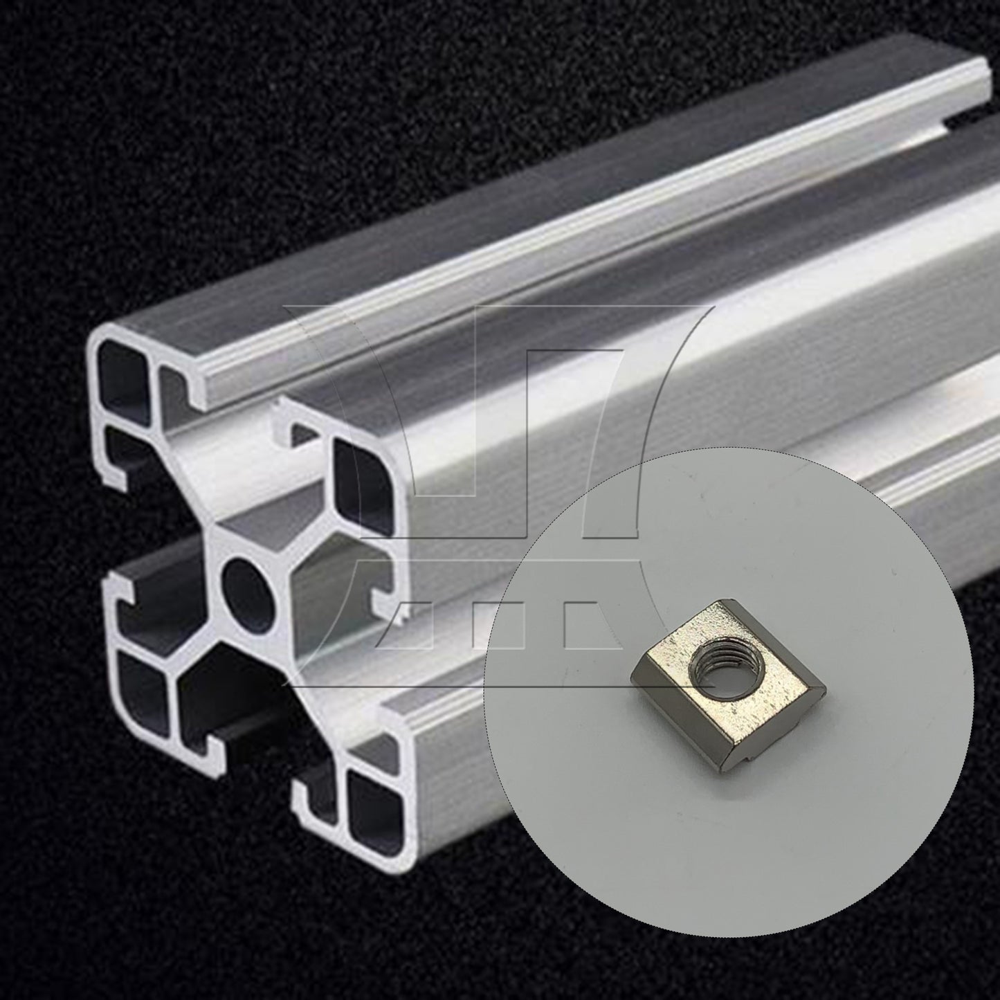 BQLZR 30x T Sliding Nut Drop In M8 for 30 Series European Aluminum Slot BQLZR