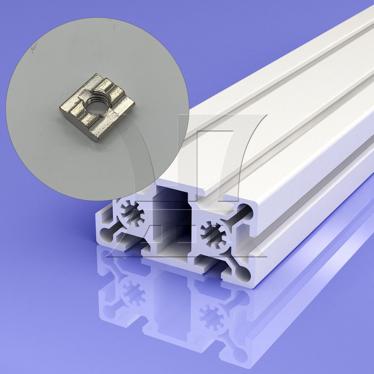 BQLZR 30x T Sliding Nut Drop In M8 for 30 Series European Aluminum Slot BQLZR