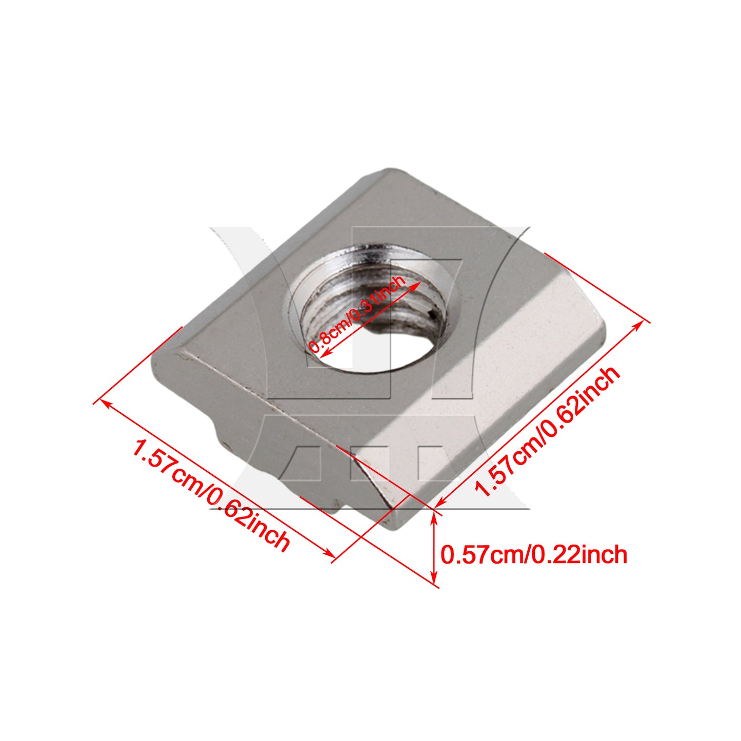 BQLZR 30x T Sliding Nut Drop In M8 for 30 Series European Aluminum Slot BQLZR