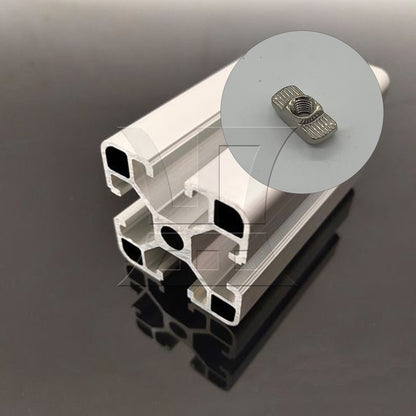 BQLZR Drop In T-Nut M6 Thread for 40 Series European Aluminum Slot