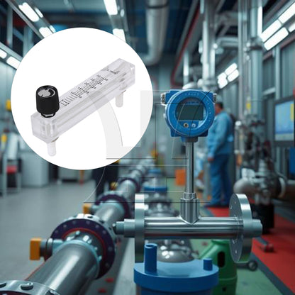 BQLZR LZQ-7 120mm Height Flowmeter 3-30LPM Flow Meter for Oxygen Air Gas
