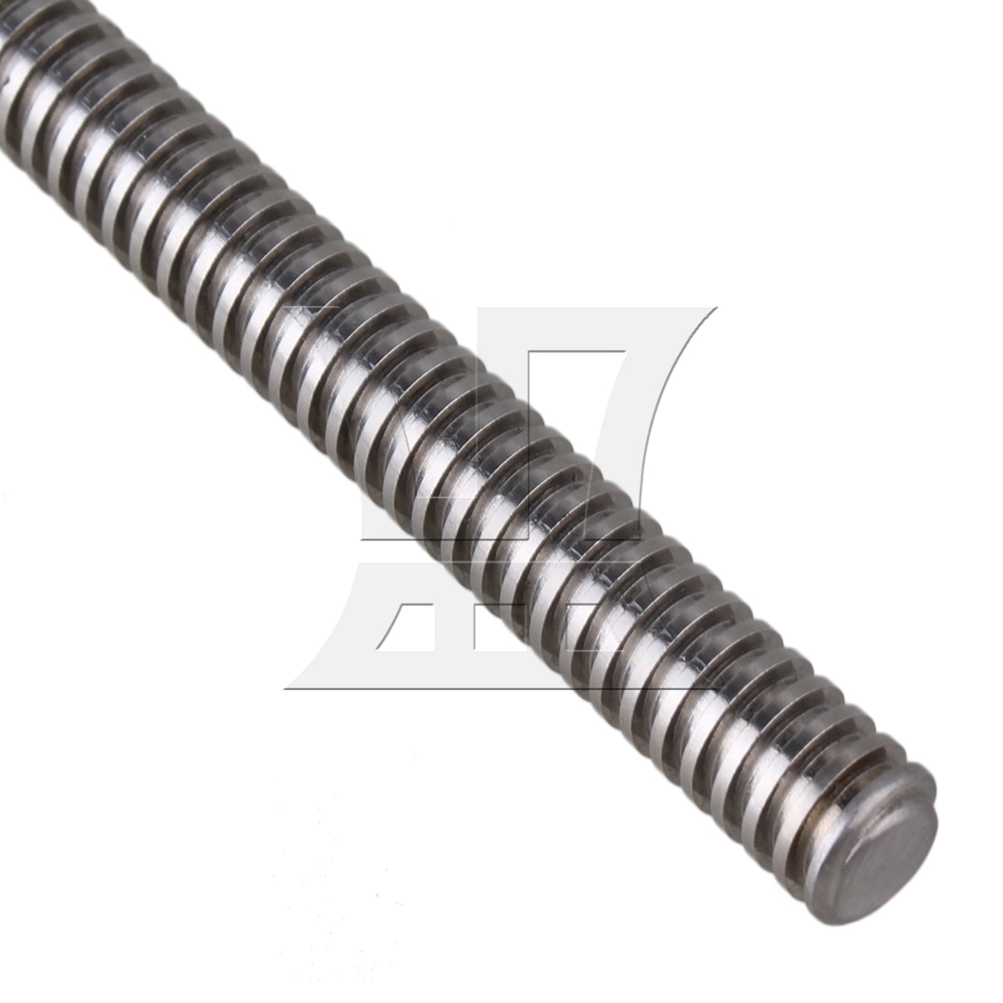 BQLZR 350x2mm Stainless Steel Silver Lead Screw with Gold Brass Nut 2mm Lead