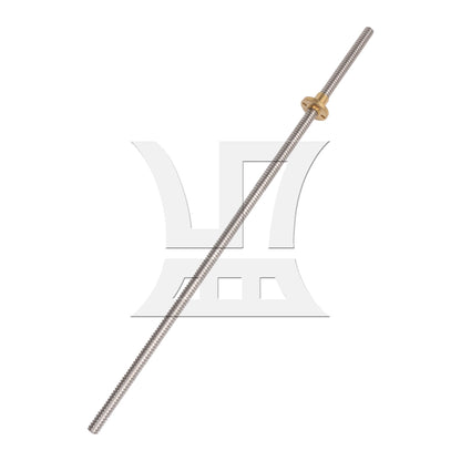BQLZR L350mm Stainless Steel Lead Screw and Nut 8mm Lead for 3D Printer Silver