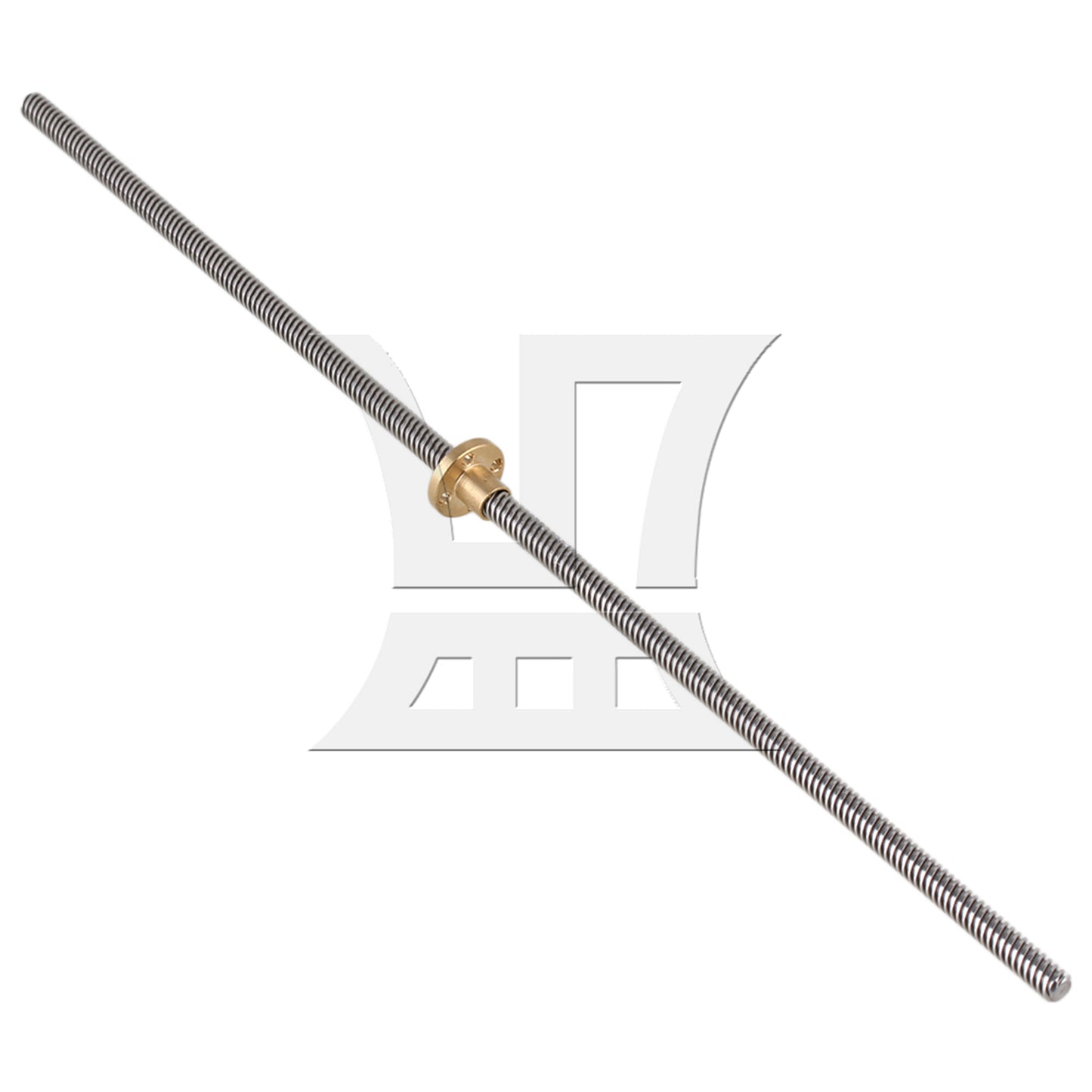 BQLZR L400mm Stainless Steel Lead Screw and Nuts 8mm Lead for Machine Tool