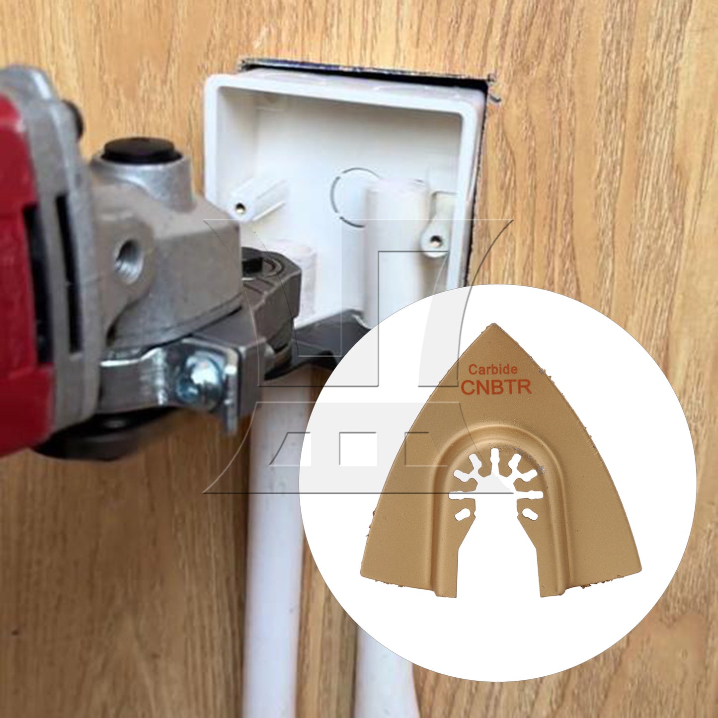 BQLZR  Quick installation hard alloy triangle file