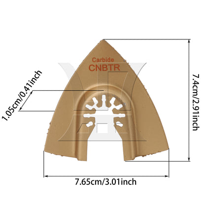 BQLZR  Quick installation hard alloy triangle file