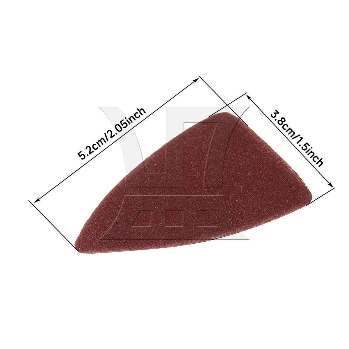 BQLZR 25pcs Finger Sandpaper 60/80/120/180/240#