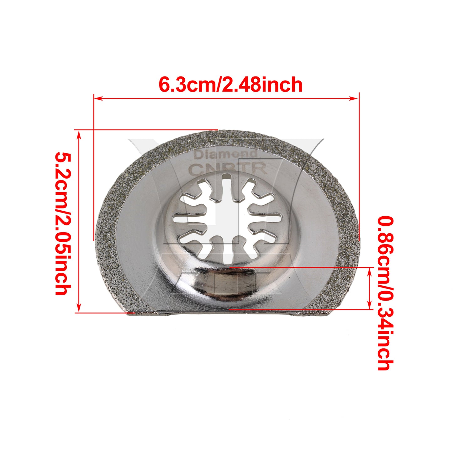 BQLZR  Universal diamond half-round saw blade 63mm
