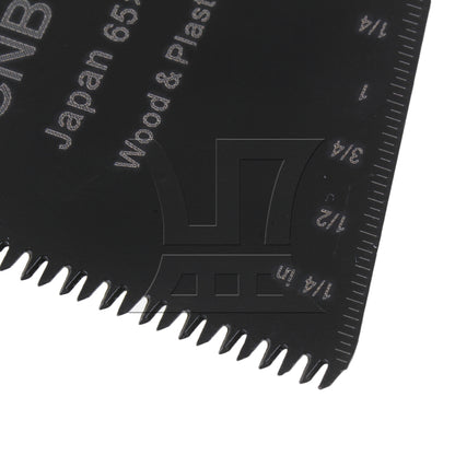 BQLZR High Carbon Steel Oscillating Saw Blade for Quick Installation Japanese Tooth 65 * 40mm