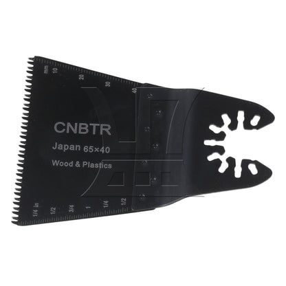 BQLZR High Carbon Steel Oscillating Saw Blade for Quick Installation Japanese Tooth 65 * 40mm