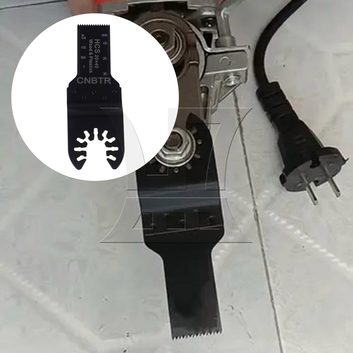 BQLZR Quick Mount High Carbon Steel Oscillating Saw Blade 20*40mm (with CNBTR)