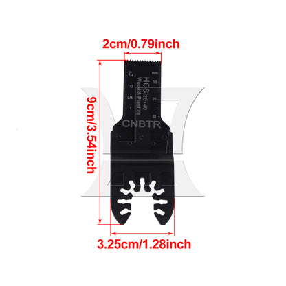 BQLZR Quick Mount High Carbon Steel Oscillating Saw Blade 20*40mm (with CNBTR)