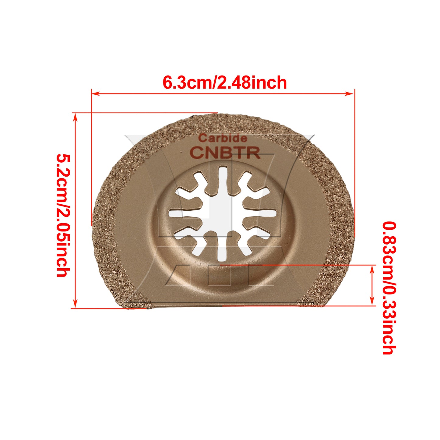 BQLZR  Universal Carbide Half-Circular Saw 63mm