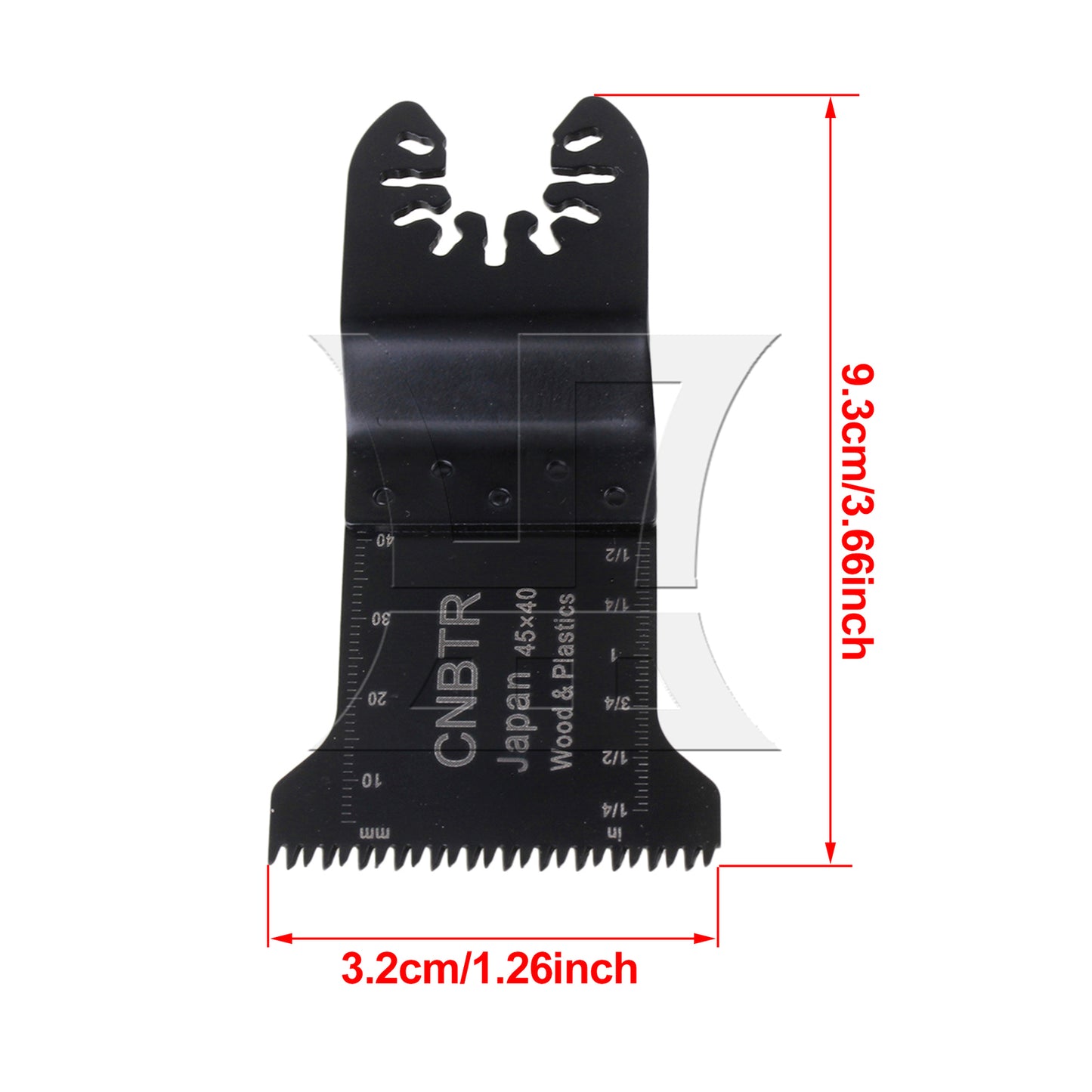 BQLZR Fast-install high-carbon steel oscillating saw blade 45*40mm
