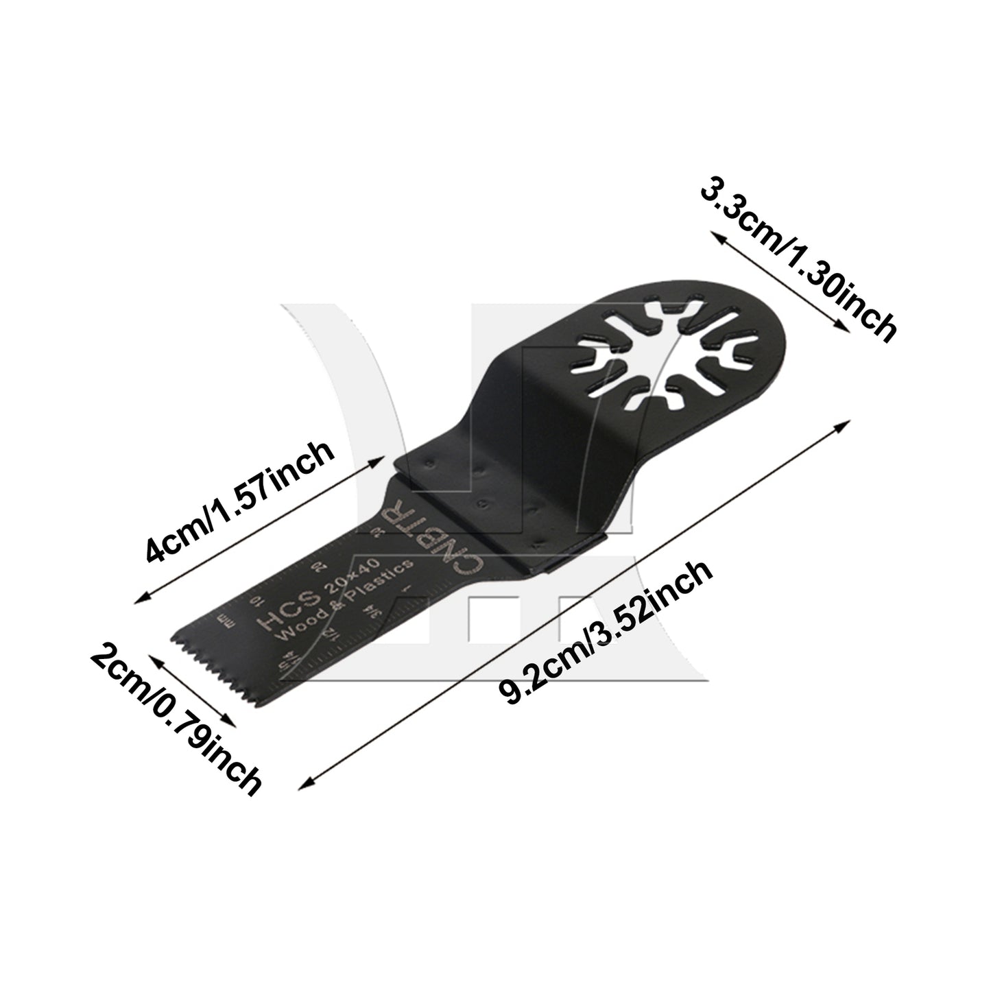 BQLZR  Universal high-carbon steel oscillating saw blade 20*40mm