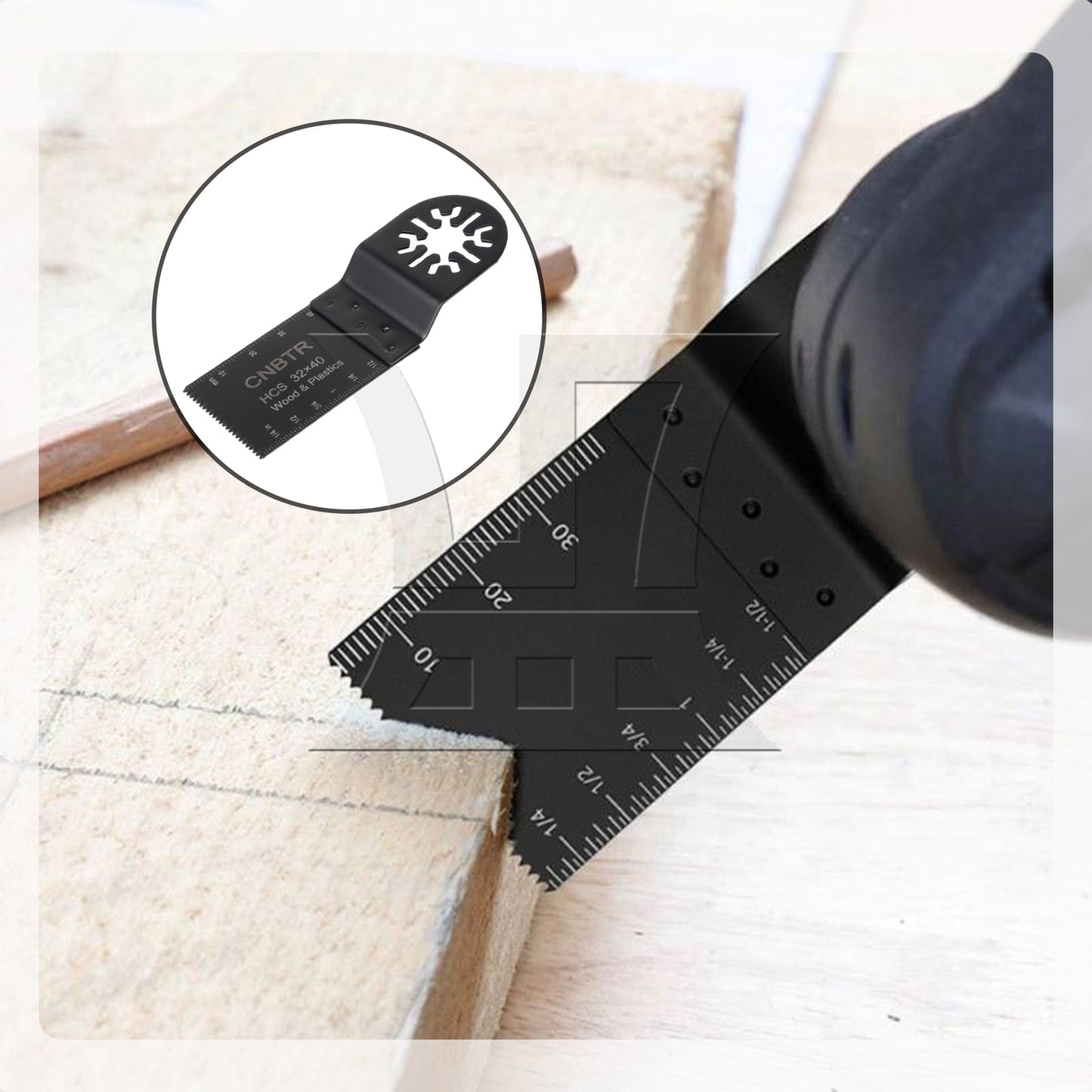 BQLZR  Universal High Carbon Steel Oscillating Saw Blade 32*40mm