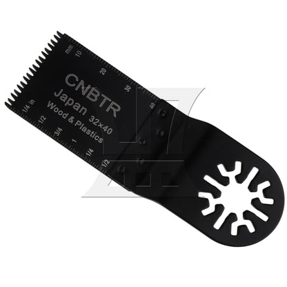 BQLZR Universal High Carbon Steel Oscillating Saw Blade Japanese Tooth 32*40mm (with CNBTR)